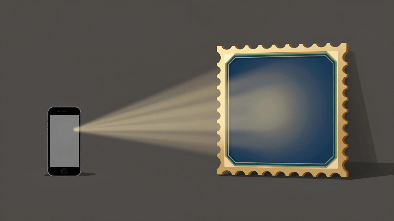Comparison of small phone sensor vs large DSLR sensor