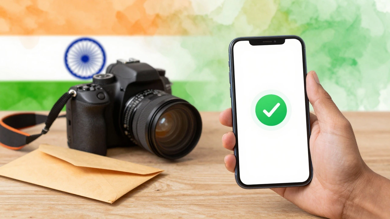 Illustration comparing cash envelope and digital payment